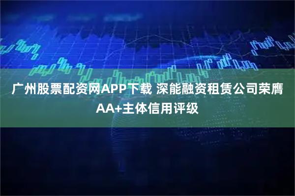 广州股票配资网APP下载 深能融资租赁公司荣膺AA+主体信用评级