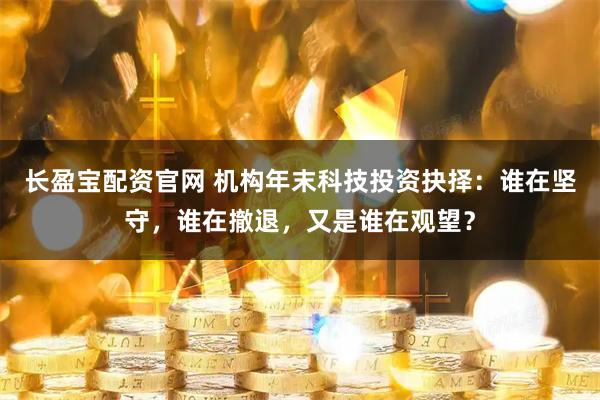 长盈宝配资官网 机构年末科技投资抉择：谁在坚守，谁在撤退，又是谁在观望？